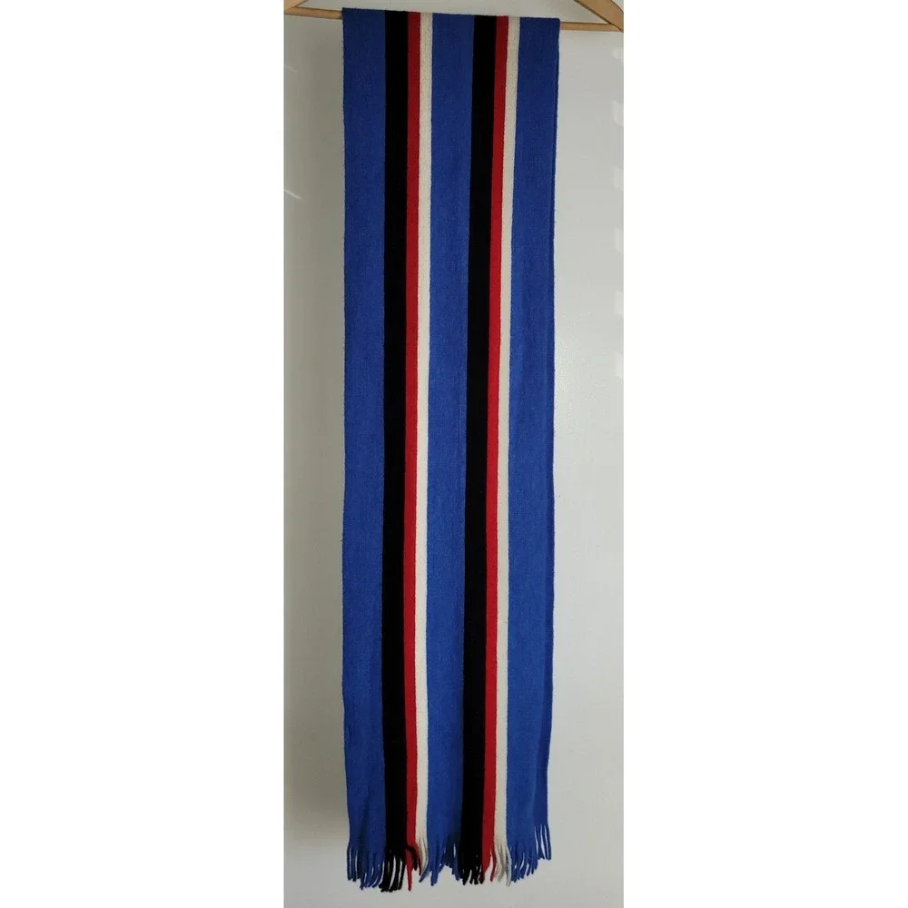 UNIQLO x J.W. Anderson Unisex Blue White‎ Red Black Striped Scarf